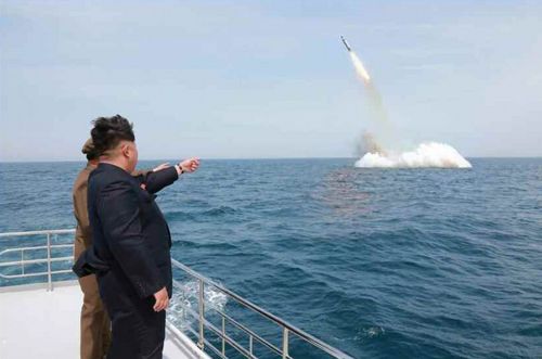 北朝鮮ＳＬＢＭ潜水艦発射弾道ミサイル